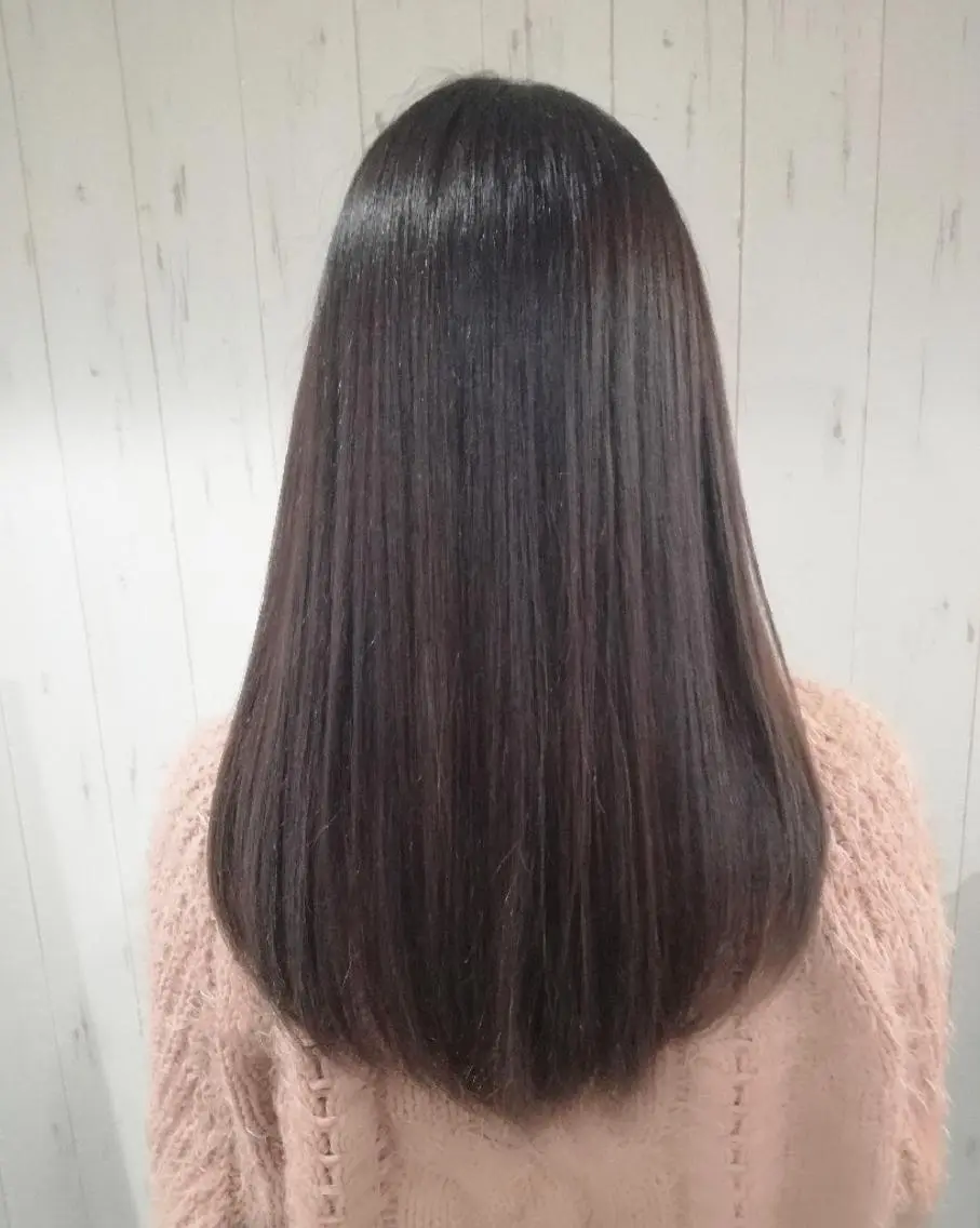 セミロング カラー ベージュカラー 西川 敏夫のヘアスタイル
