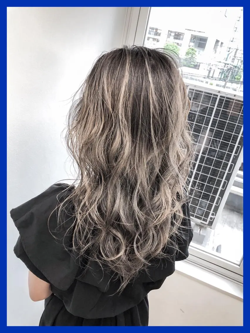 ロング カラー カット ヘアカラー レイヤーカット× 髪質改善たもりのヘアスタイル