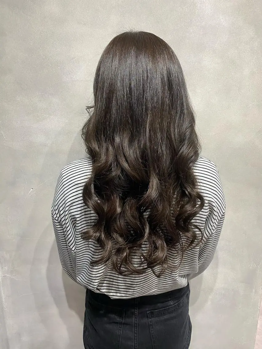 セミロング カラー ヘアアレンジ ショートボブ シールエクステ セミロングパーマ バレイヤージュ 透明感カラー FAAM Tsuneのヘアスタイル