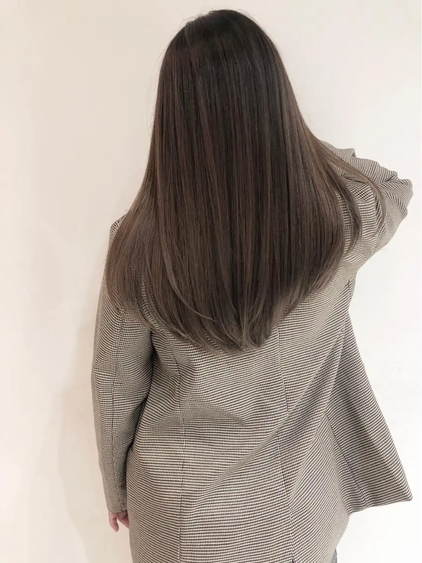 ミディアム カラー パーマ ヘアアレンジ 【公式】amble luxe池袋東口🩷のヘアスタイル