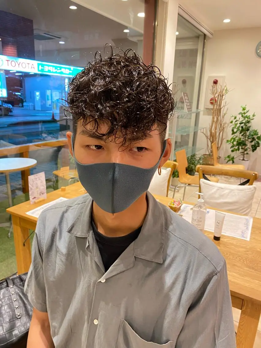 メンズ カット パーマ トリートメント さこだ しょうた 【副店長】のヘアスタイル