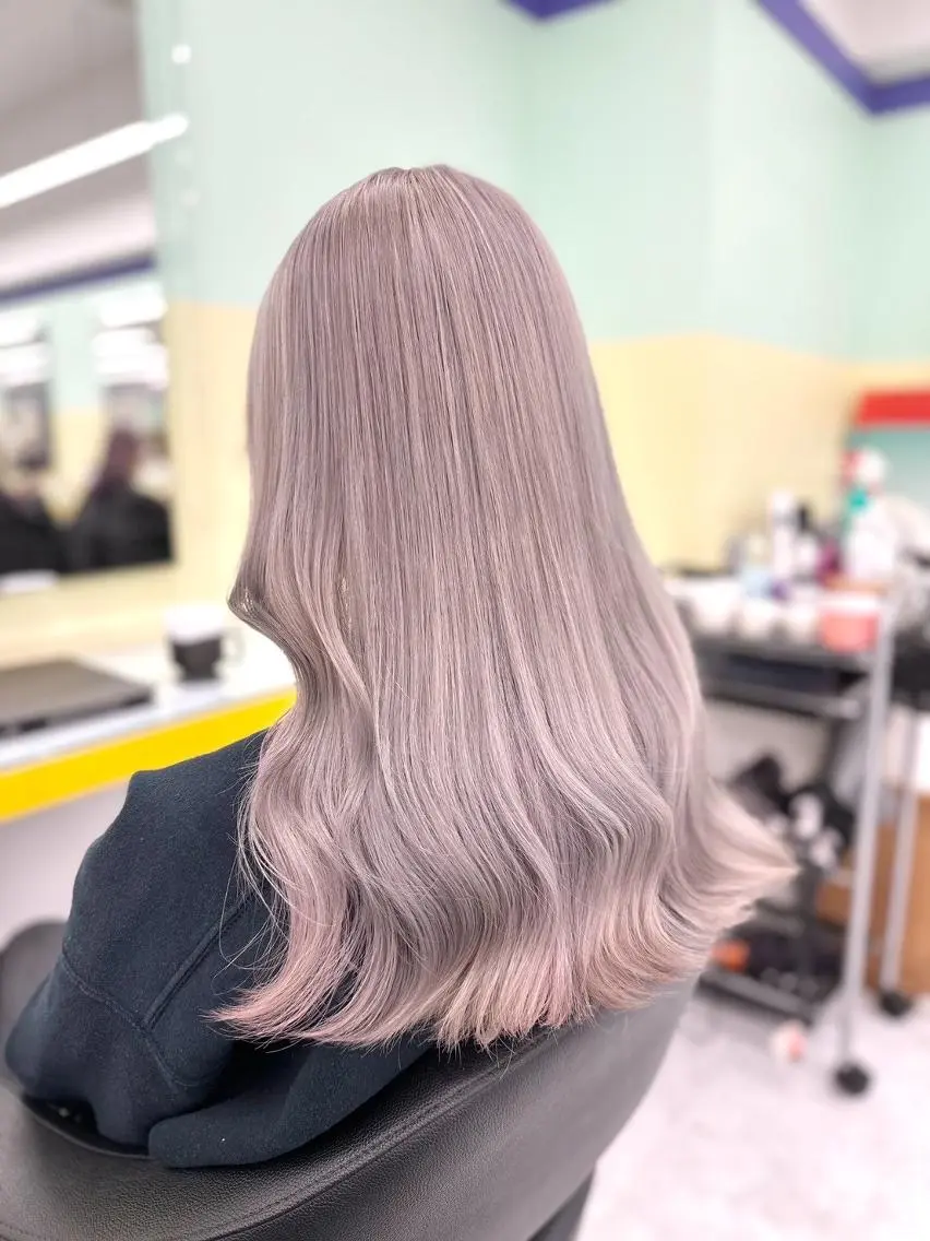 ロング ヘアカラー ハイトーンカラー 🎀アカデミー札幌のヘアスタイル