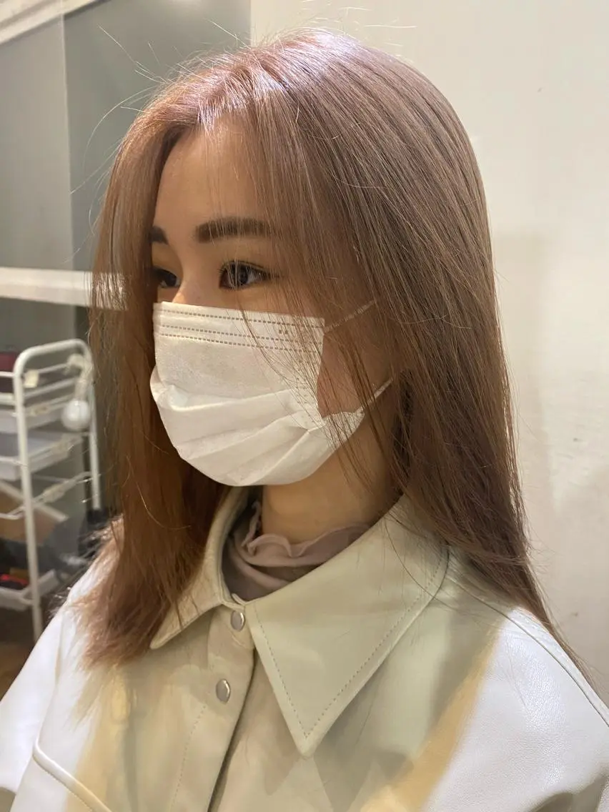 ロング サトウ ナナのヘアスタイル