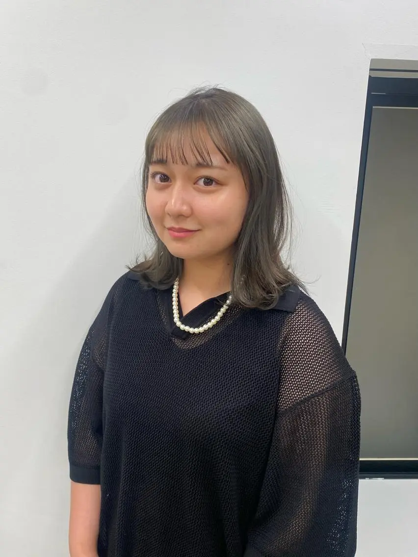 ミディアム カラー カット ヘアカラー トリートメント noa/ 渋谷のヘアスタイル