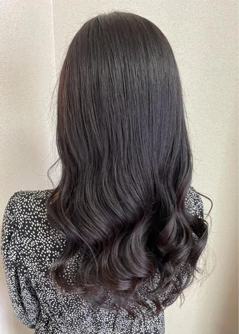 ロング アッシュ 髪質改善お任せ ください♪ひとみのヘアスタイル