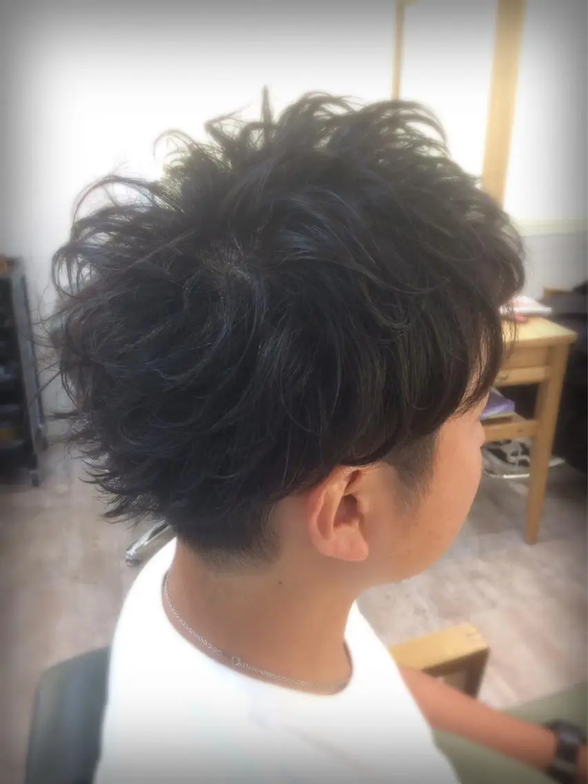 パーマ メンズ メンズパーマ カット パーマ トリートメント 菊池 貢平のヘアスタイル