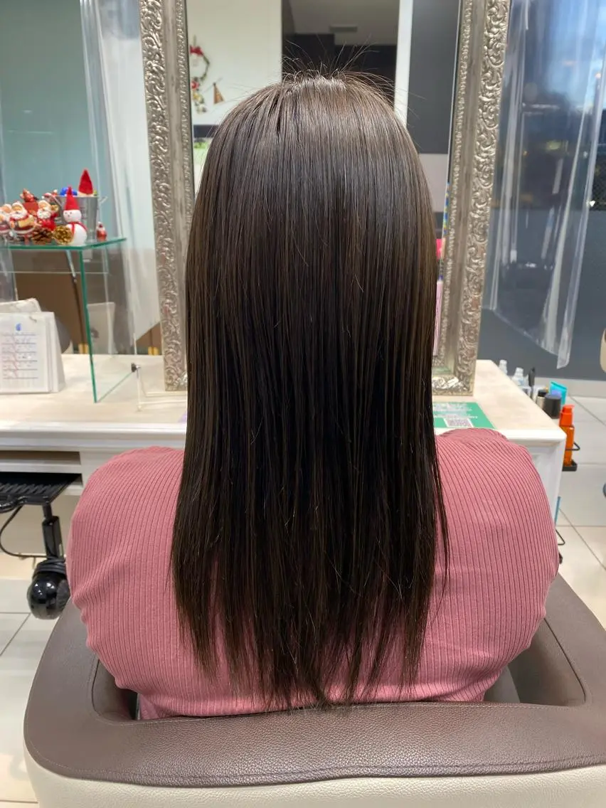 ロング パーマ 藤本 悠雅のヘアスタイル
