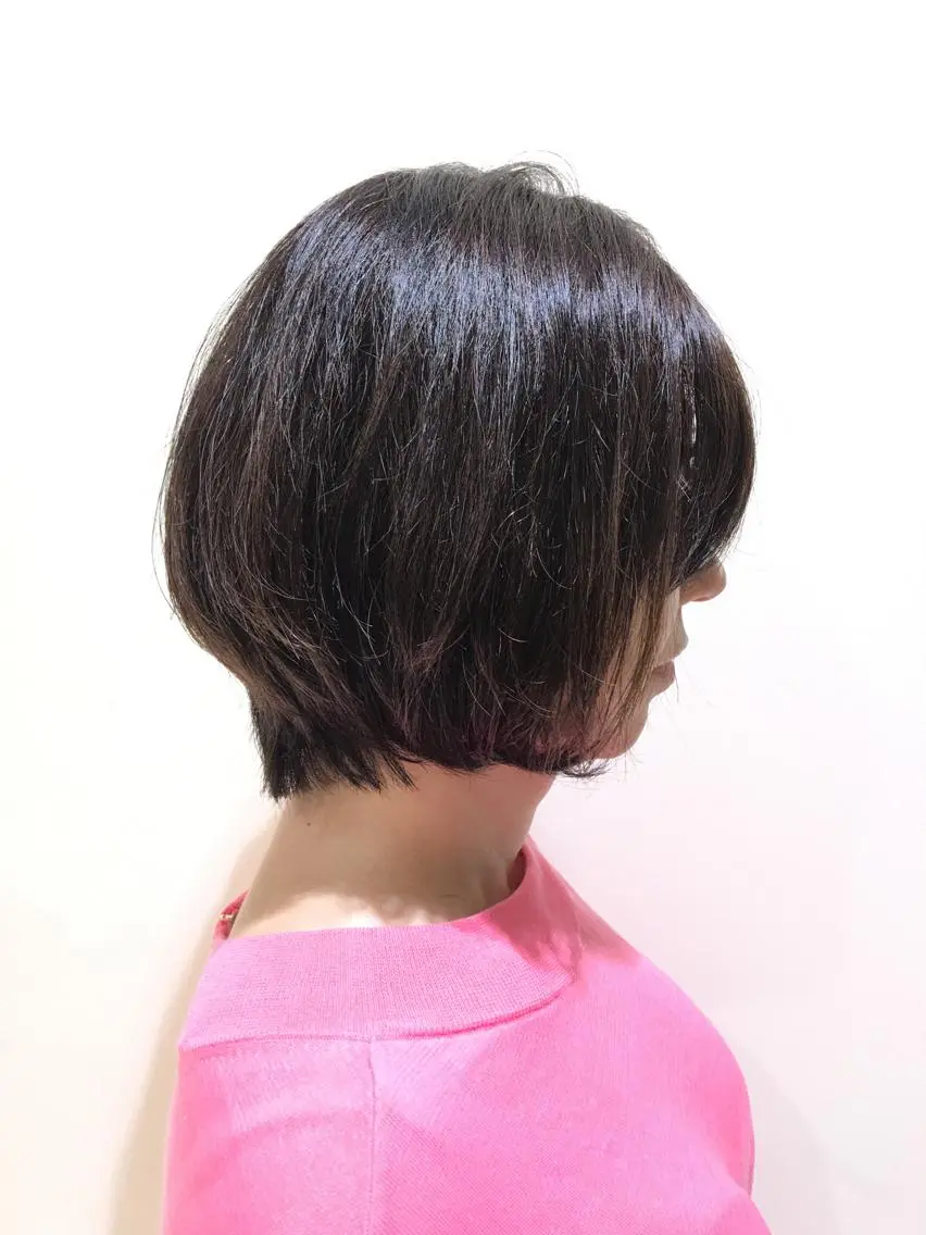 ミディアム 黒田恵里香ショート カットモデル募集中のヘアスタイル