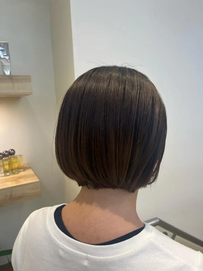 ショート コテ巻き風パーマ🫧 麻尋のヘアスタイル