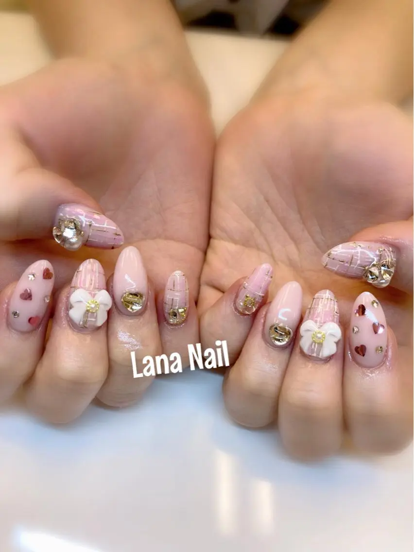 ネイル スカルプネイル Lana Nailのネイルデザイン