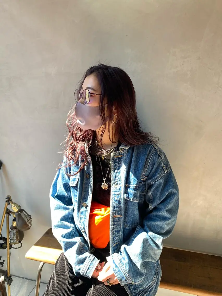 ロング カラー パーマ ヘアアレンジ 🤍透明感カラー🤍 Ryujiのヘアスタイル