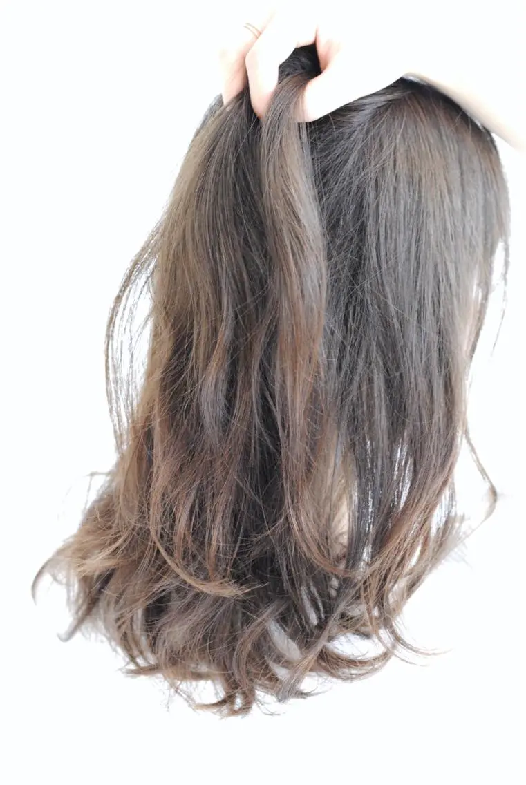ミディアム ヘアカラー 冨田 義智のヘアスタイル