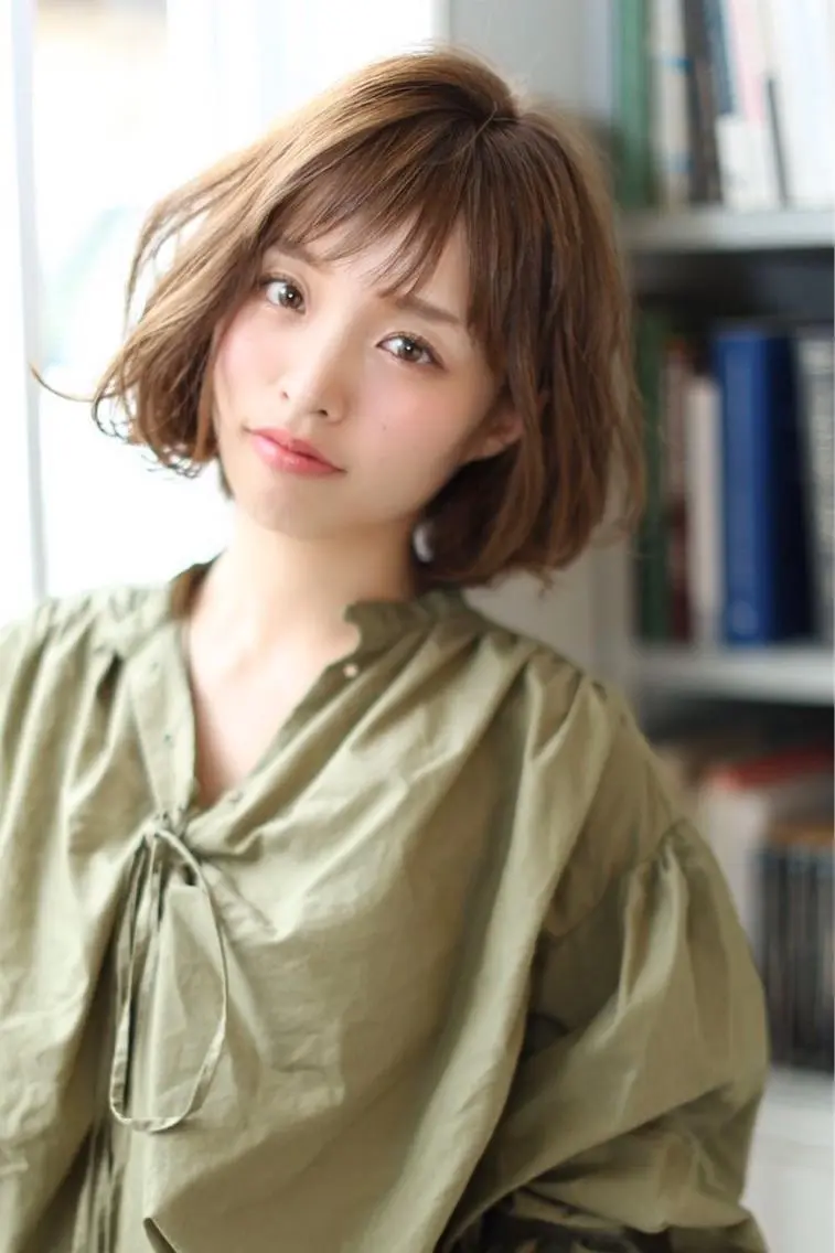 ミディアム パーマ EARTH川越/オー ナー/阿部建のヘアスタイル