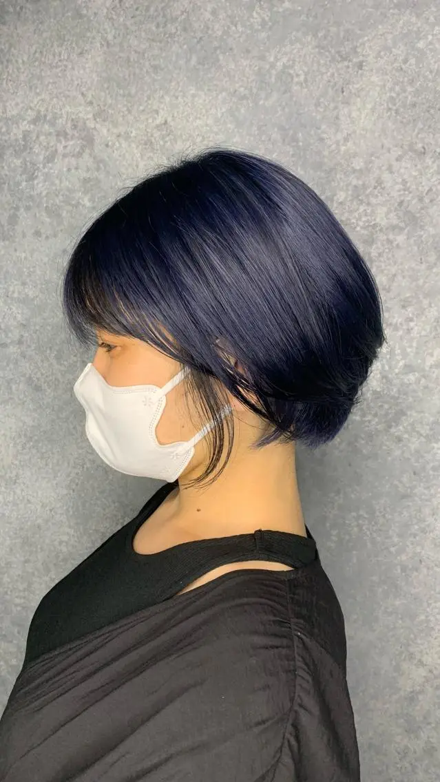 ショート ミストバング AiRU hair MIYUUのヘアスタイル