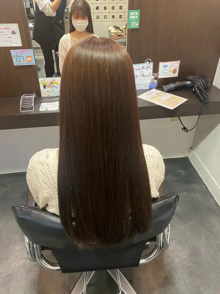 ロング カラー 【nui 茨木】 原田美紅のヘアスタイル