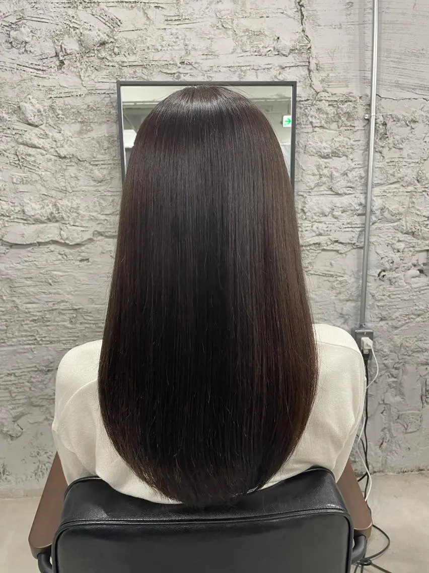 ロング カット 縮毛矯正 トリートメント MICO hairのヘアスタイル