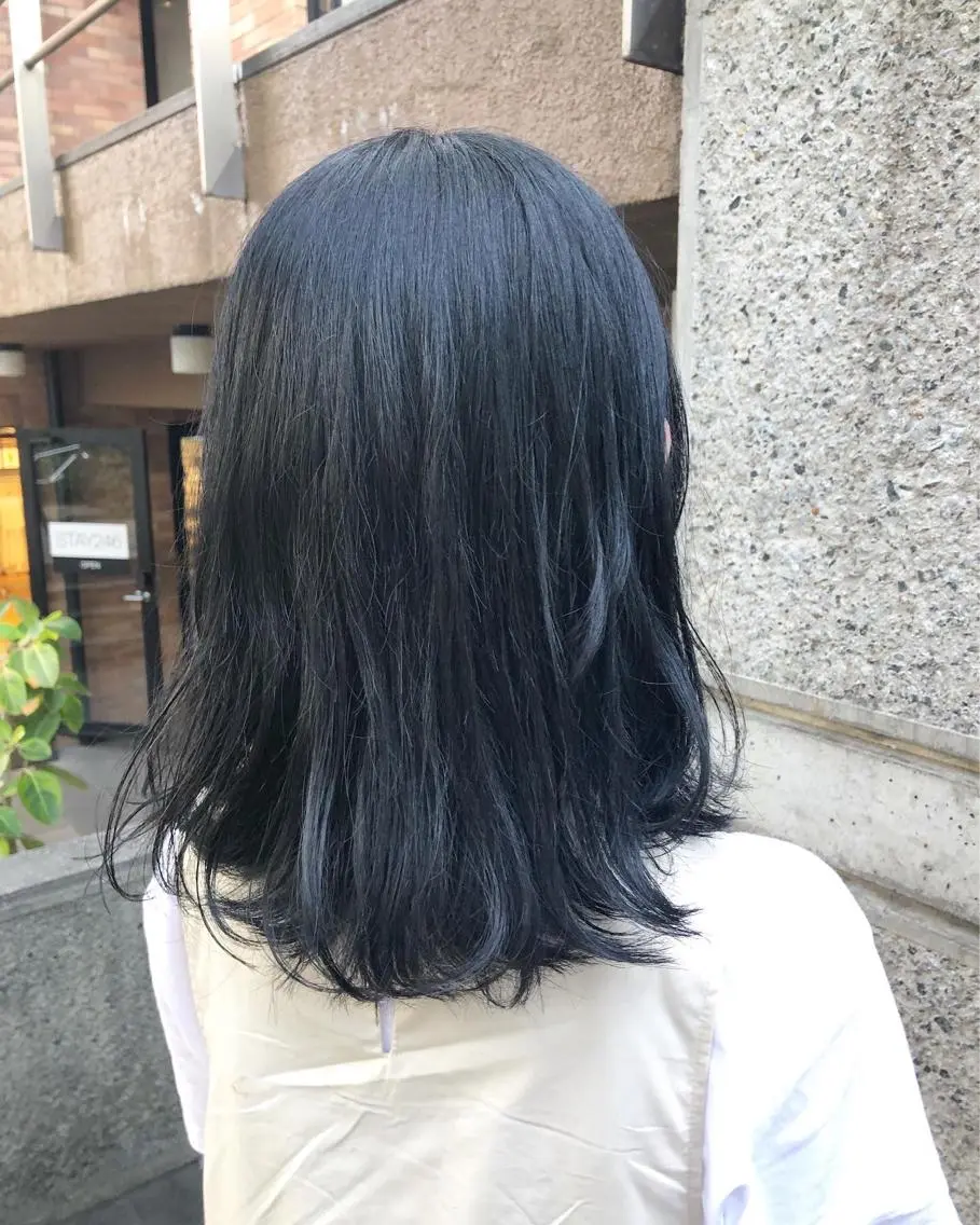 セミロング カラー ヘアアレンジ ヘアカラー トリートメント メンズ特化✂️栗原 侑也のヘアスタイル