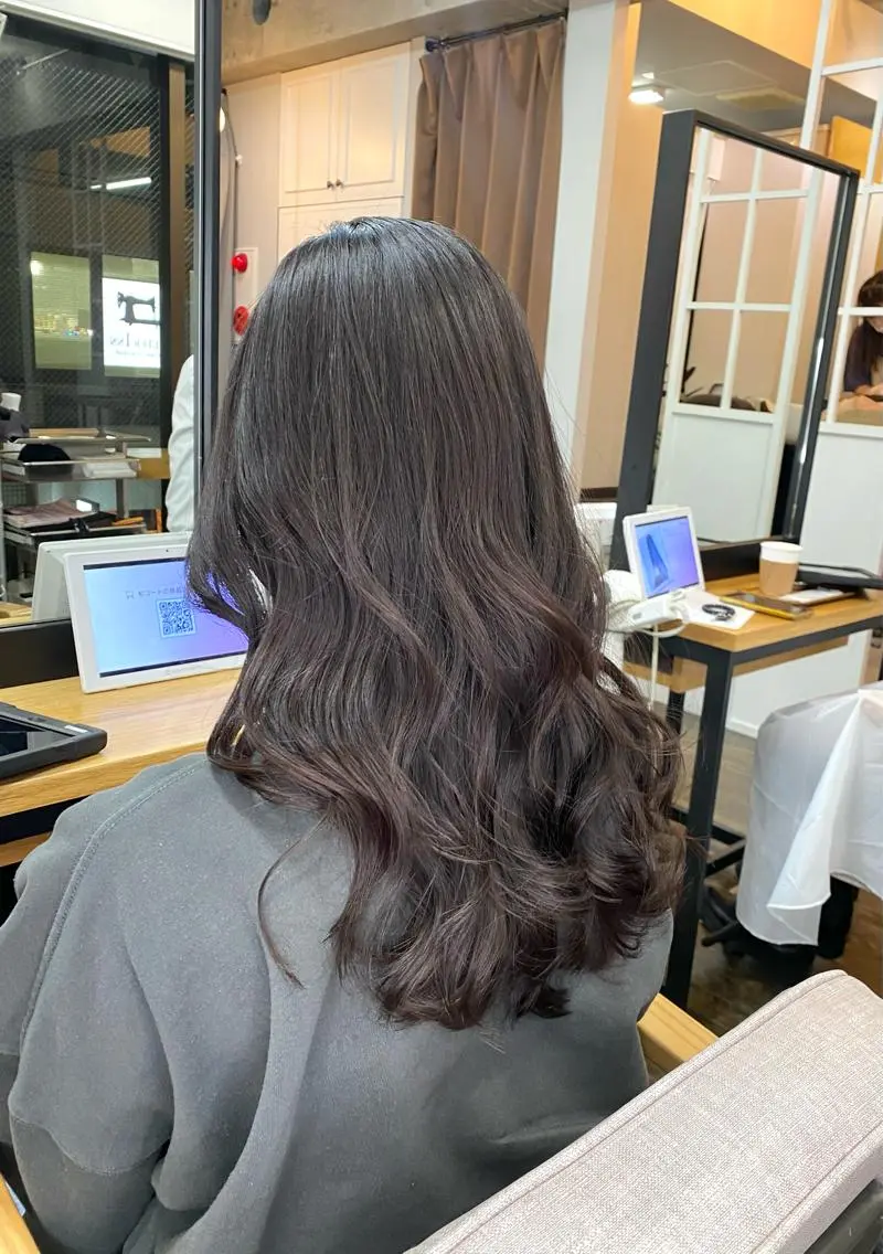 ロング カラー グレージュ レイヤーカット ロング カット ヘアカラー トリートメント 統括マネージャー/ 髪のドクター/前原悟のヘアスタイル
