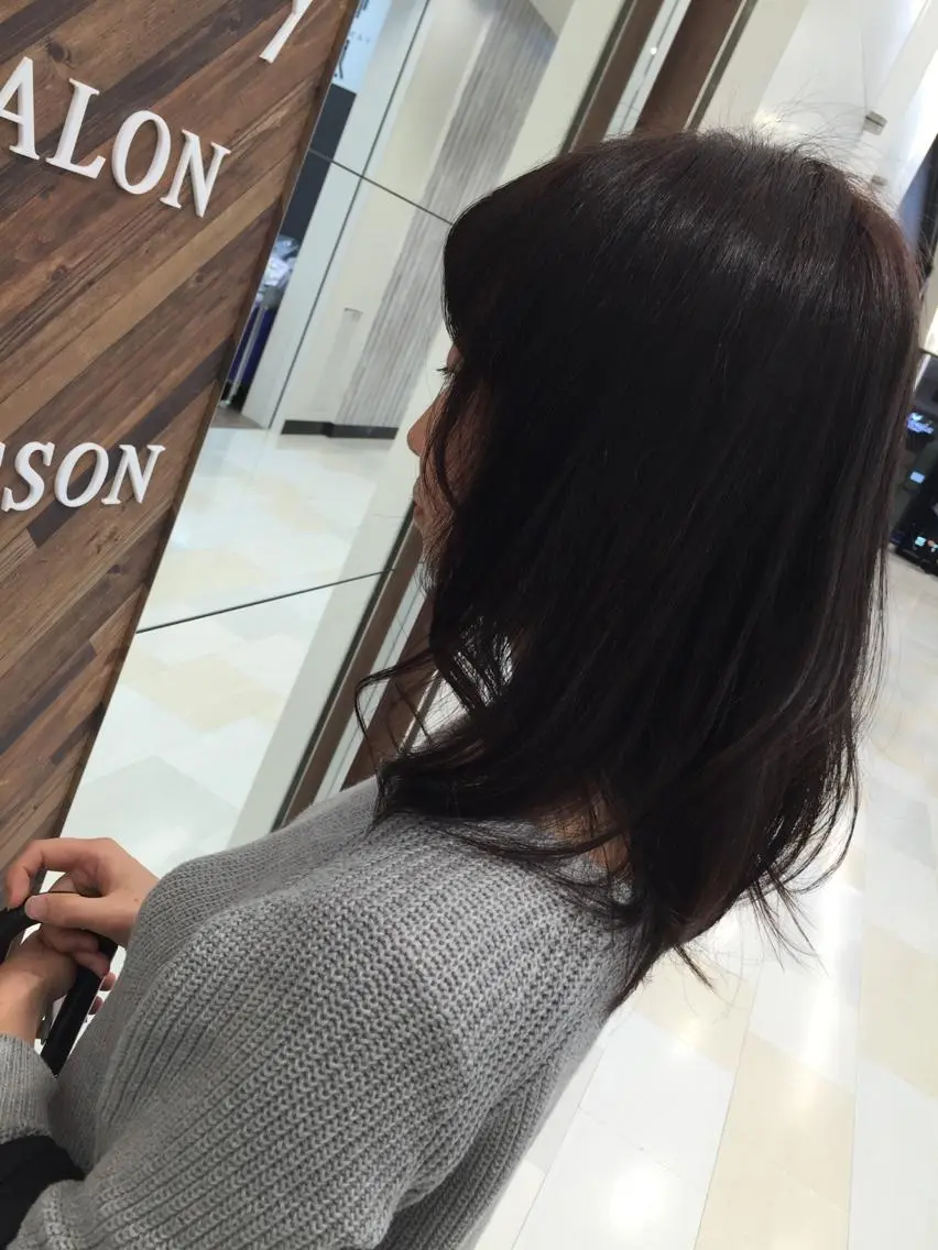 ミディアム セミロング ロング ロング 透明感♡︎♡︎ 佐々木早苗のヘアスタイル