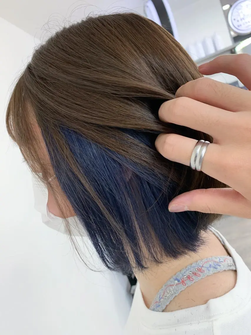 ミディアム ヘアカラー トリートメント 🥇近藤 恭輔🥇 Recharme新保のヘアスタイル