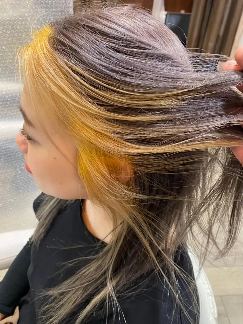セミロング ヘアカラー トリートメント 市川 博紀 店長のヘアスタイル