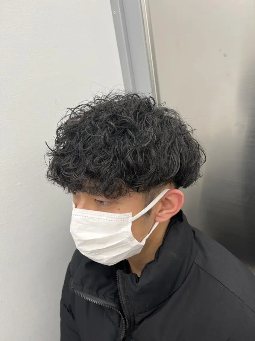 ショート 京都河原町 メンズパーマ助川龍哉のヘアスタイル