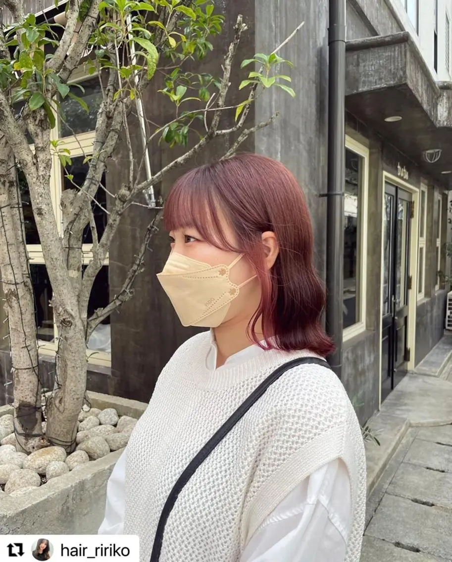 ミディアム カラー メンズ メンズブリーチ メンズハイトーン メンズインナーカラー ベージュカラー ブリーチ 🩷Eny terrace🩷のヘアスタイル