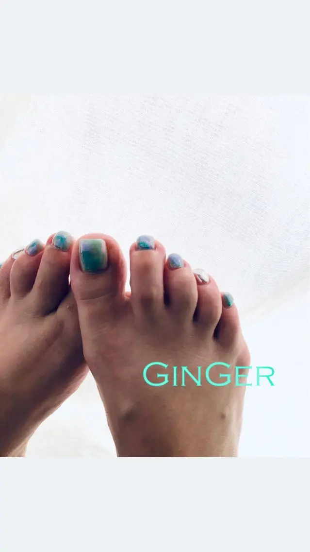 ネイル フットネイル ginger nail&spaのネイルデザイン