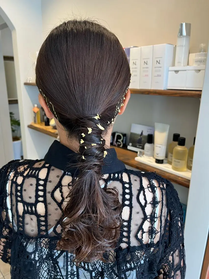 ヘアアレンジ 結婚式・ブライダル 🫧🎀tasty yama🫧🪽のヘアスタイル