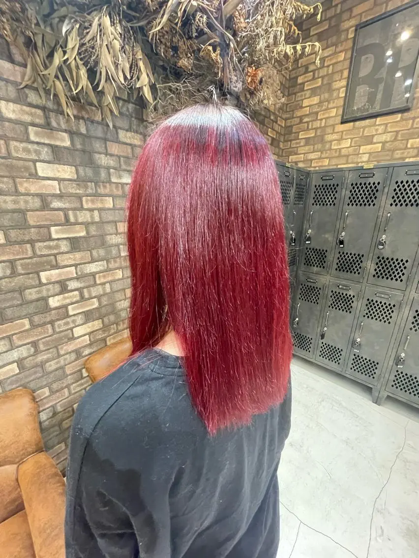 セミロング カラー セミロングパーマ バレイヤージュ ブリーチ ケアブリーチ ダブルカラー ✨ハイトーン✨ダブル カラー✨シバサキのヘアスタイル