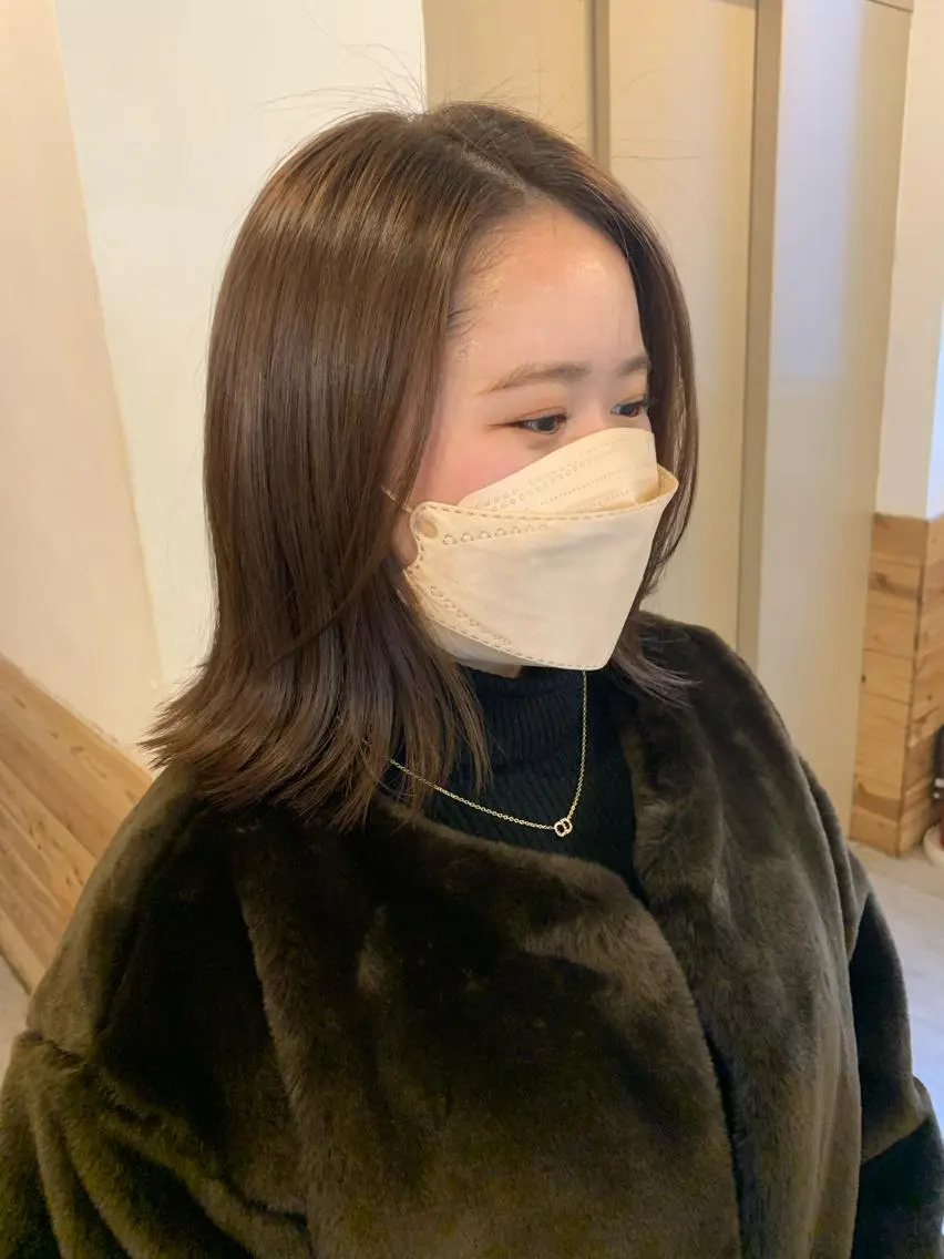 ミディアム LAMP mashiroのヘアスタイル