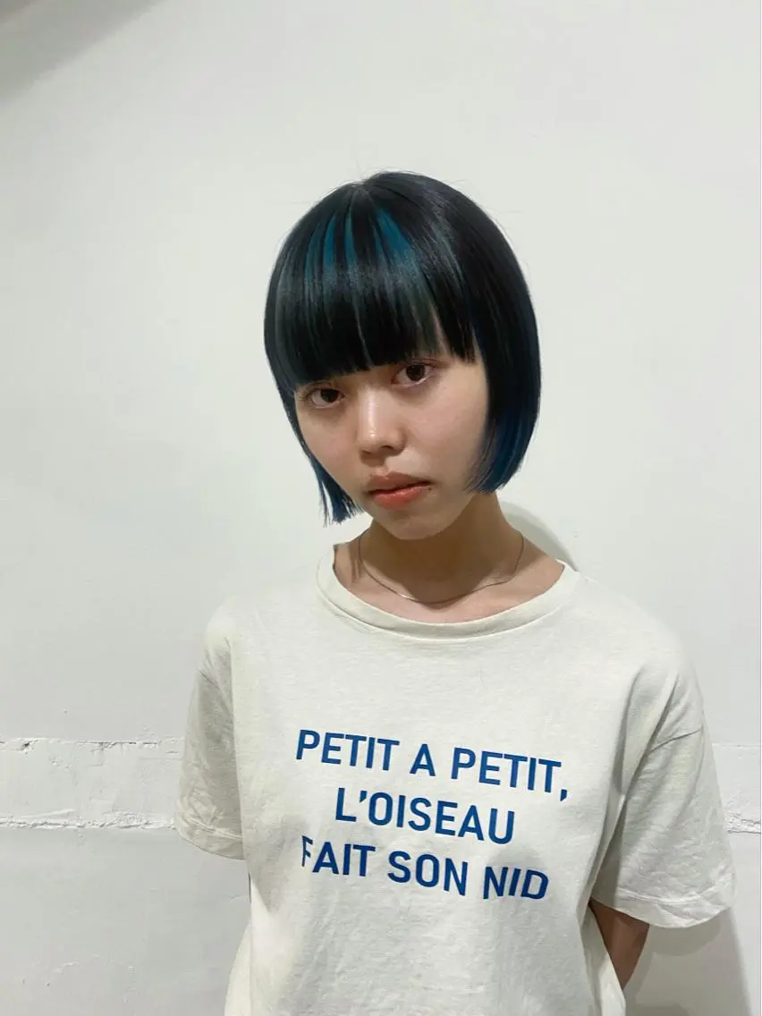 ショート カラー 茉樹@pullnoc /新宿/ボブ/モードのヘアスタイル