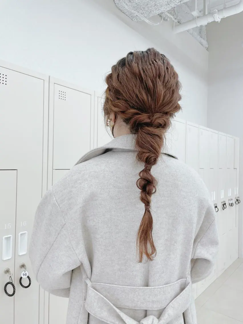 ロング ヘアアレンジ CARELLY Rukaのマツエク・マツパデザイン
