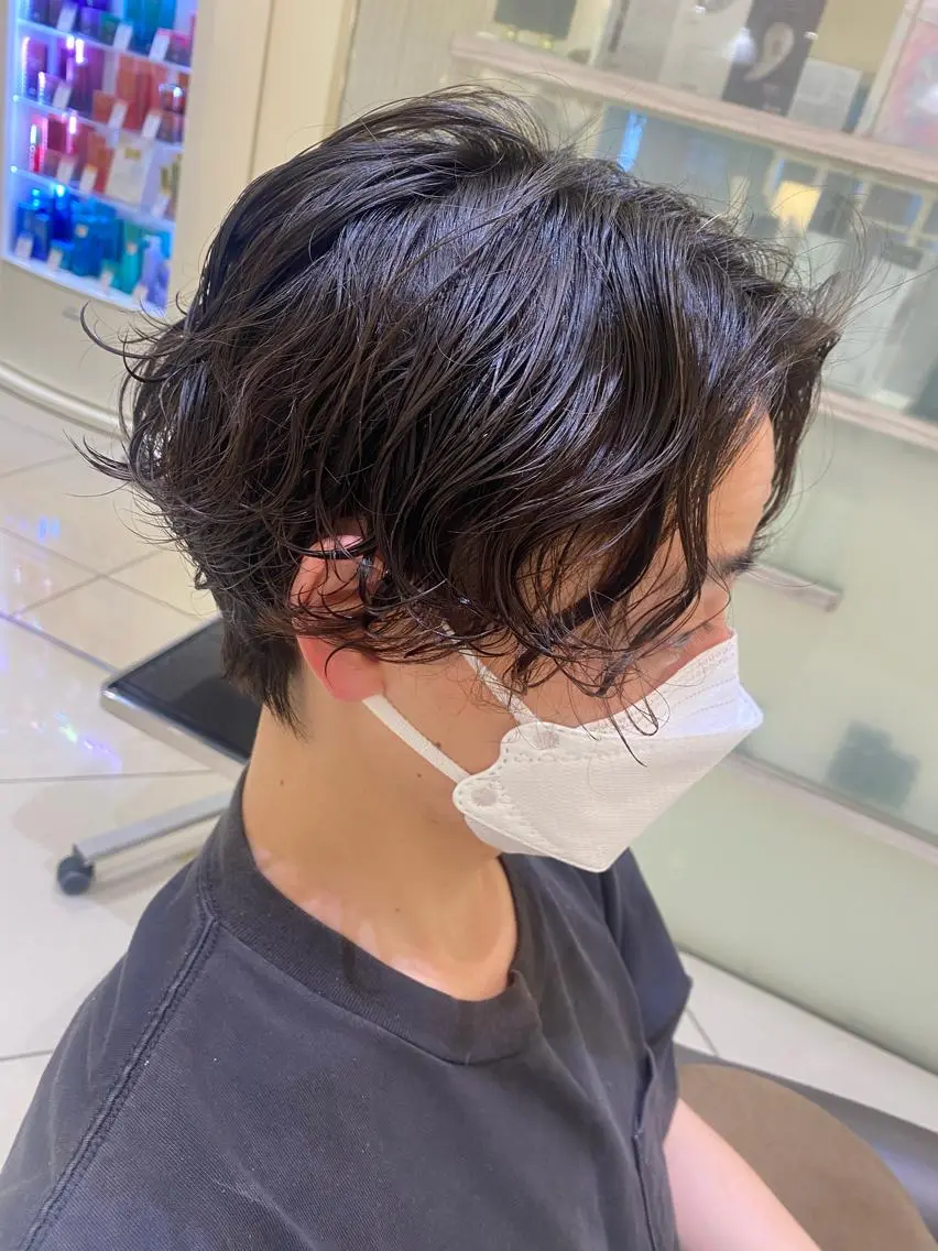 メンズ 銀座メンズ専門🖤 叶奈々のヘアスタイル