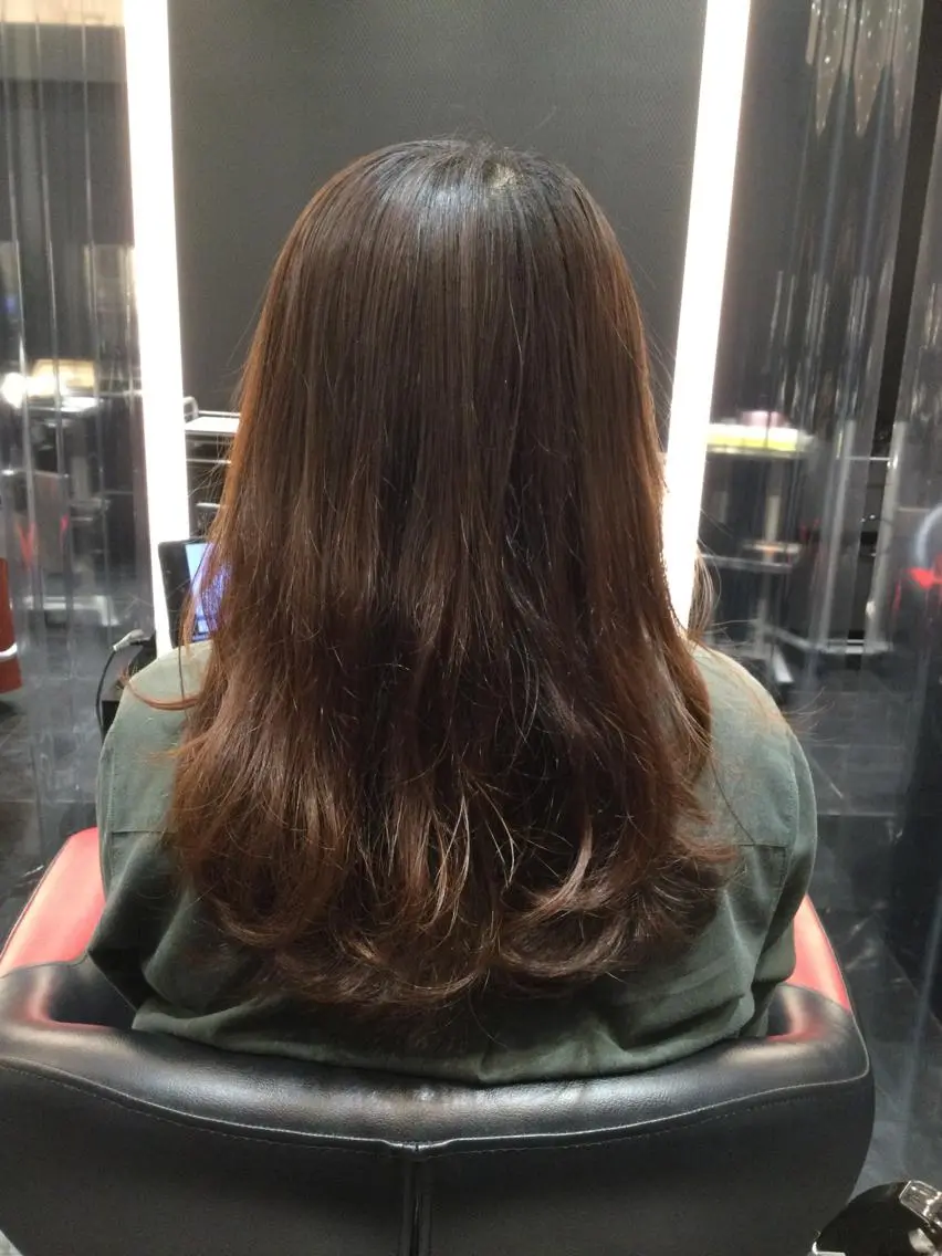 ロング カラー Annon プライベートサロンのヘアスタイル