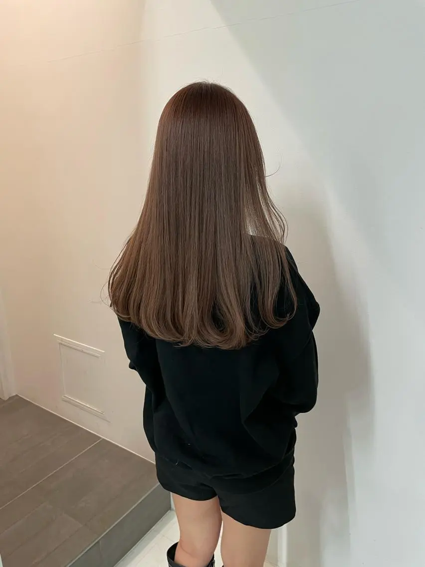 ロング カラー キッズ カット ヘアカラー トリートメント オトナヘア🌸 harukaのヘアスタイル