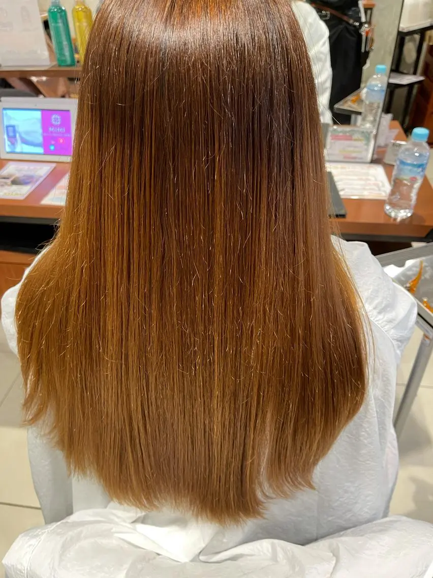 ロング カット 縮毛矯正 トリートメント ⭐️ツイスパ⭐️ 菊池 拓也のヘアスタイル