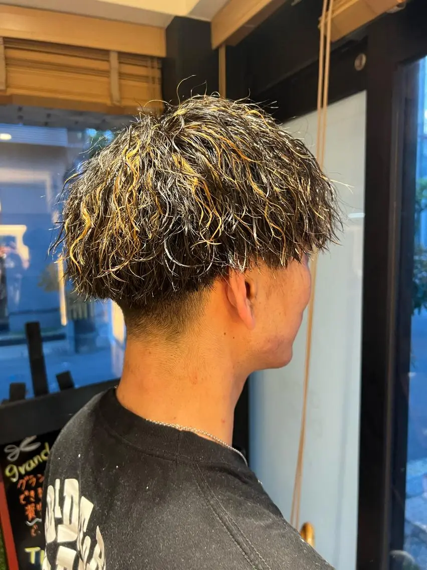 パーマ ツイストスパイラルパーマ スパイラルパーマ 鹿児島美容室 NATSUKIのヘアスタイル