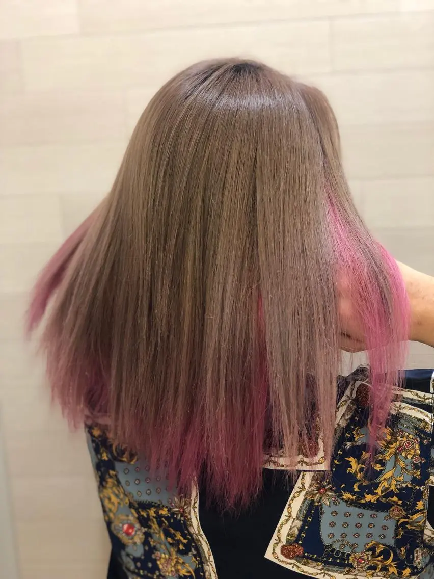 カラー トリートメント 髪質改善カラー🎗️ 滝沢純のヘアスタイル