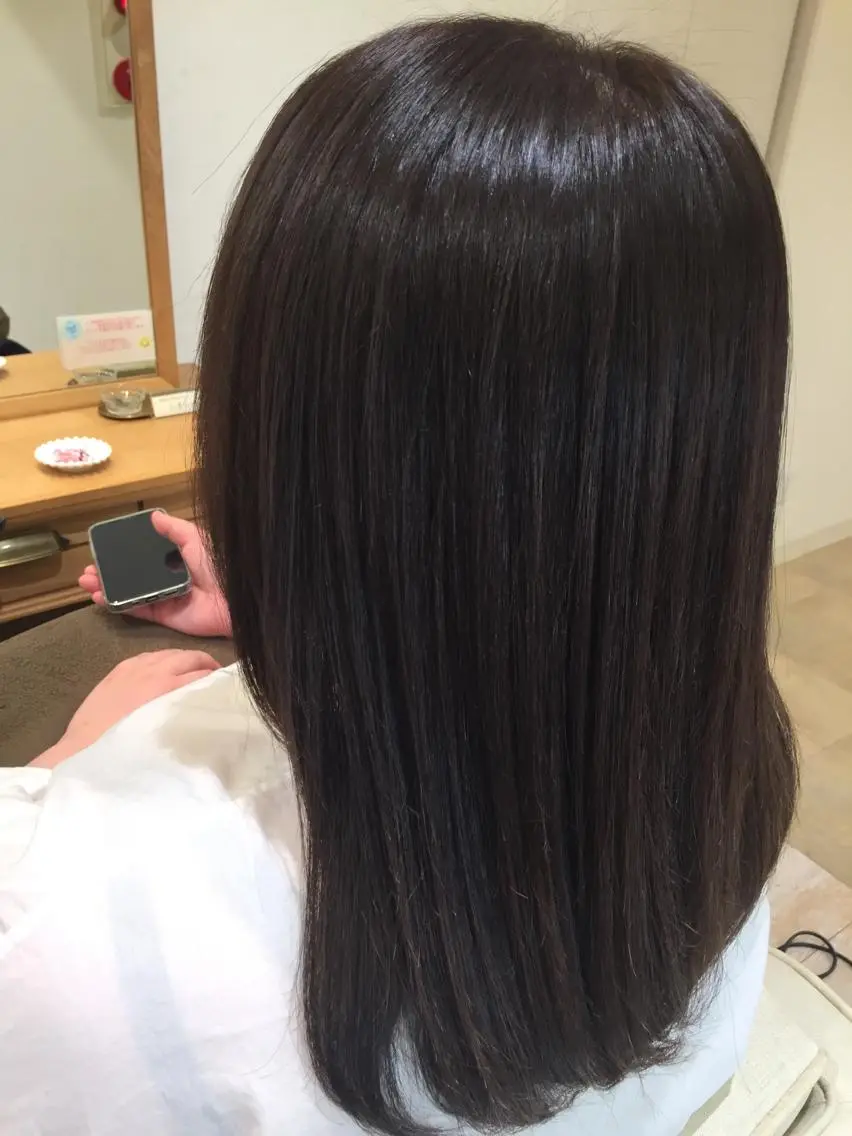 ミディアム カラー アッシュ 透明感カラー ラベンダーカラー ラベンダーアッシュ CHIKA Rimのヘアスタイル