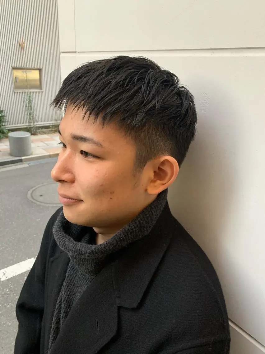 ショート メンズ フェードカット 刈り上げ 似合わせカット 縮毛矯正✖️似合わせ 🌻ヒトミのヘアスタイル