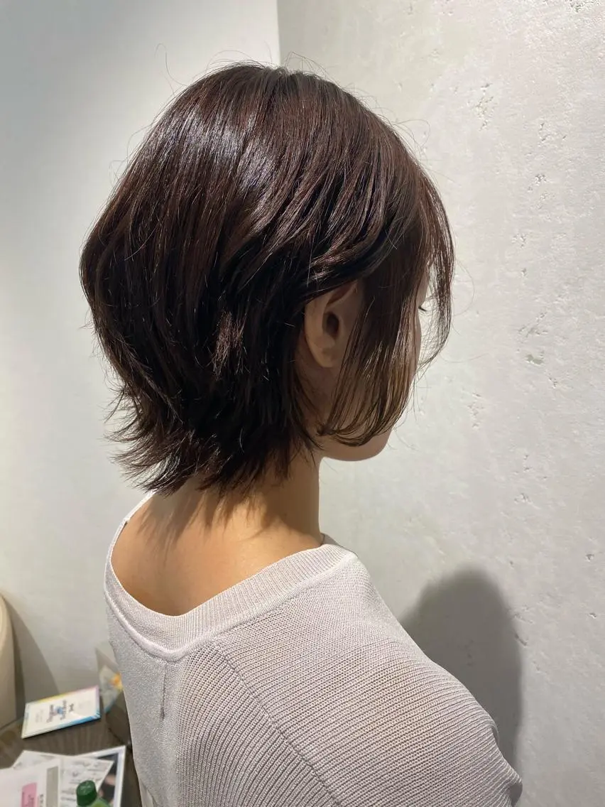 ショート ウルフカット カット やまぐち まりんのヘアスタイル