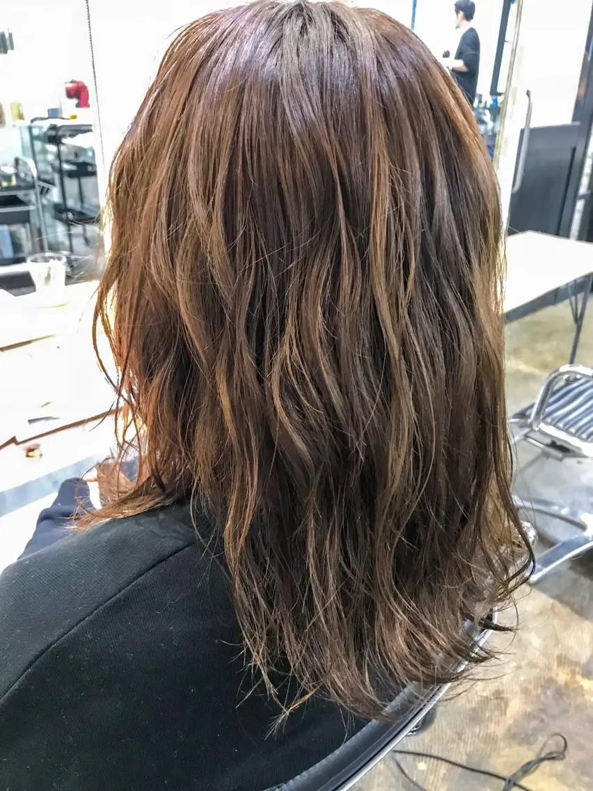 ミディアム 初めてでも失敗しない 透明感カラー Miiのヘアスタイル