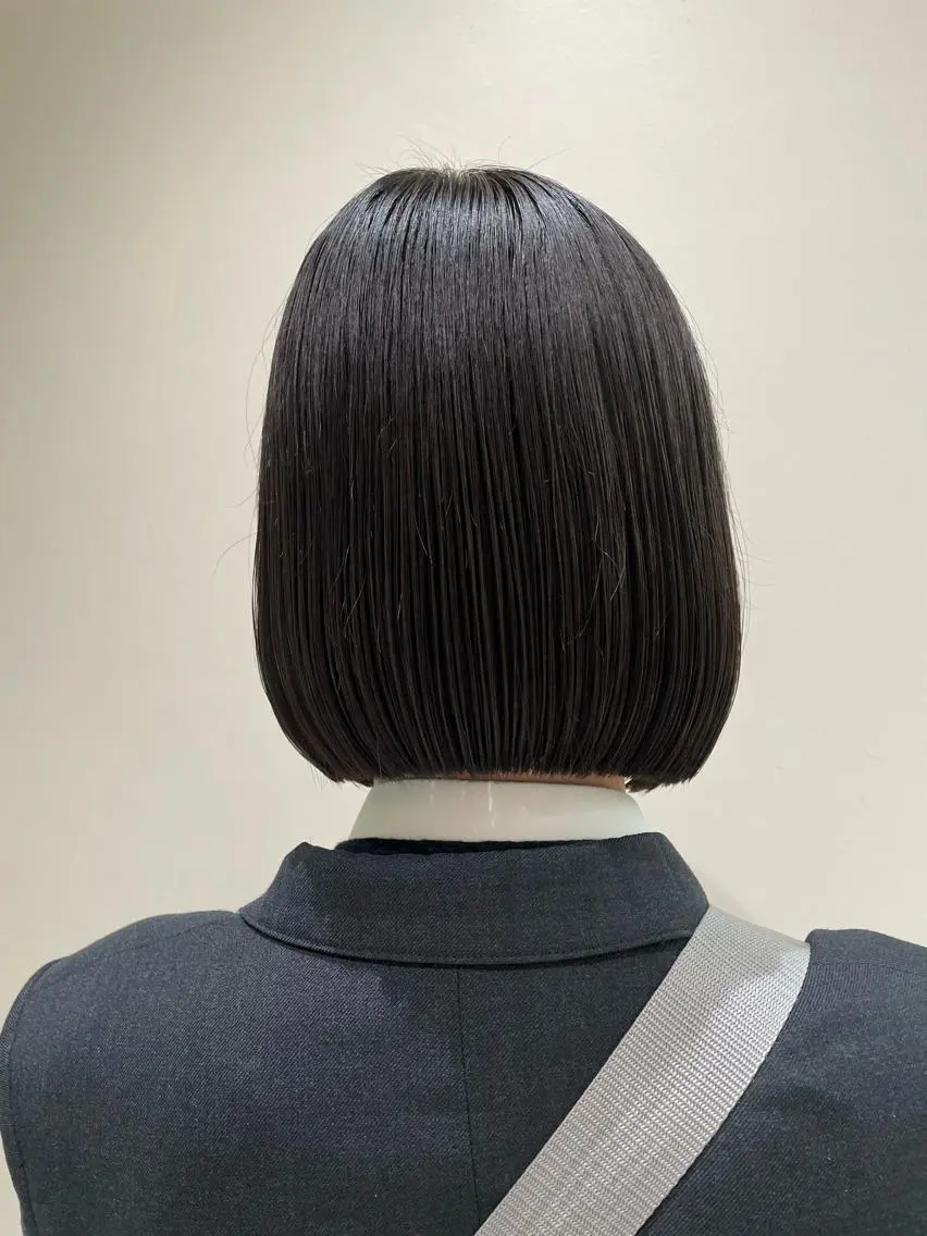 ショート ボブ カット ボブ/インナーカラー /眉毛/Miyuのヘアスタイル