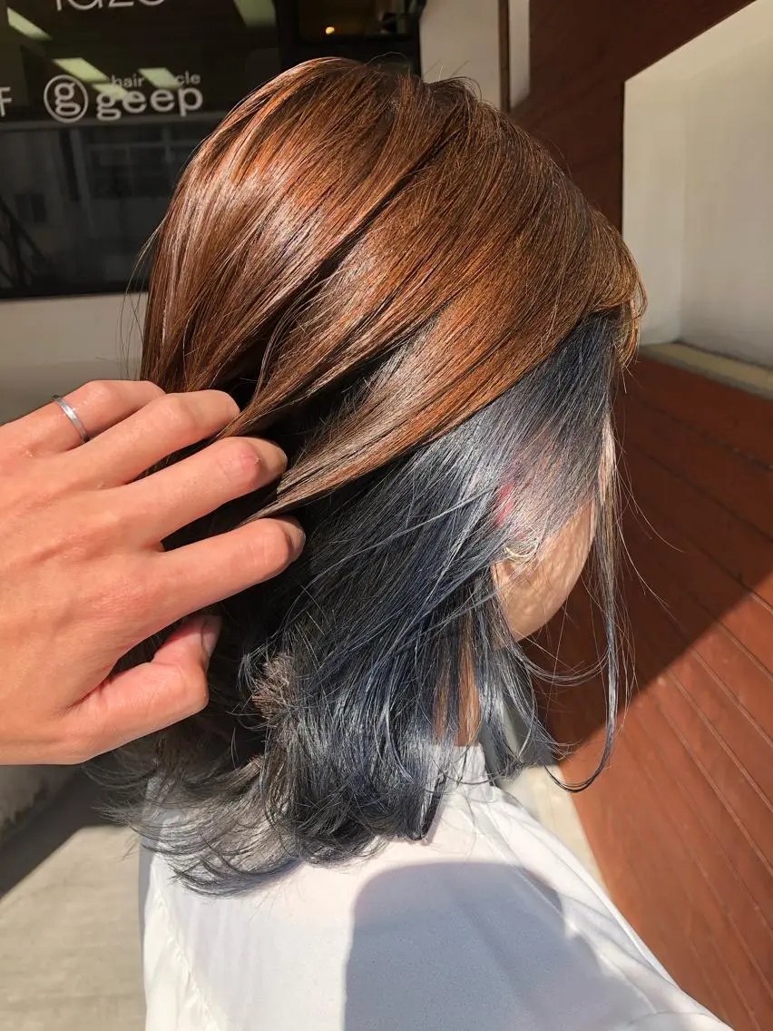 ミディアム ヘアカラー トリートメント 松本 剛成のヘアスタイル