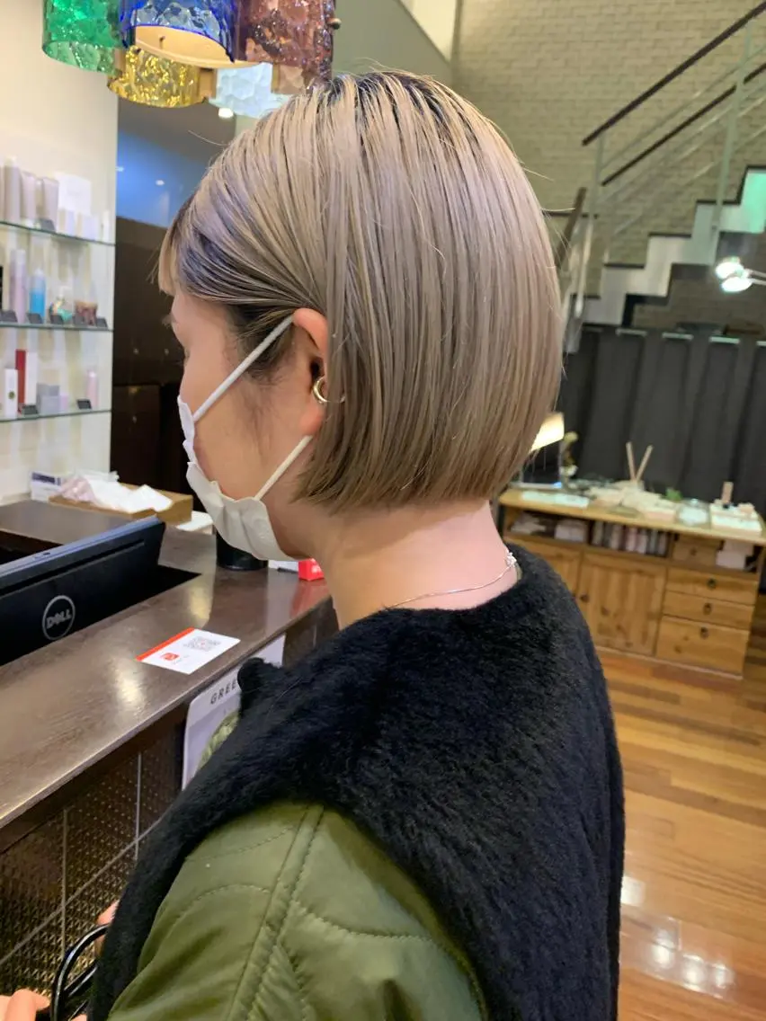 ショート ボブ ヘッドスパ 伊藤 拓哉のヘアスタイル