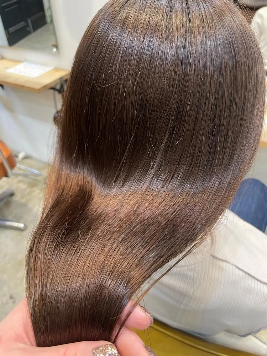 カラー 似合わせカットNo1 いちば　ゆなのヘアスタイル
