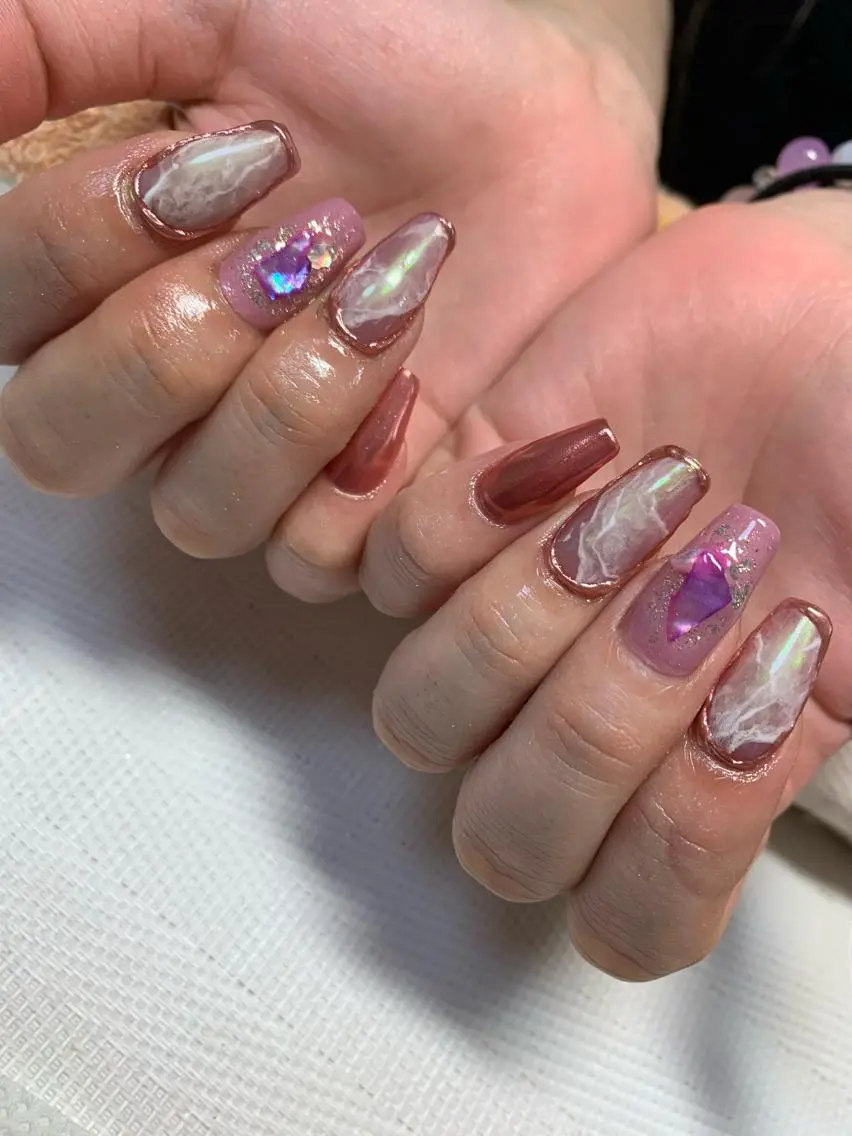 ネイル ハンドネイル rukianail 新里のネイルデザイン