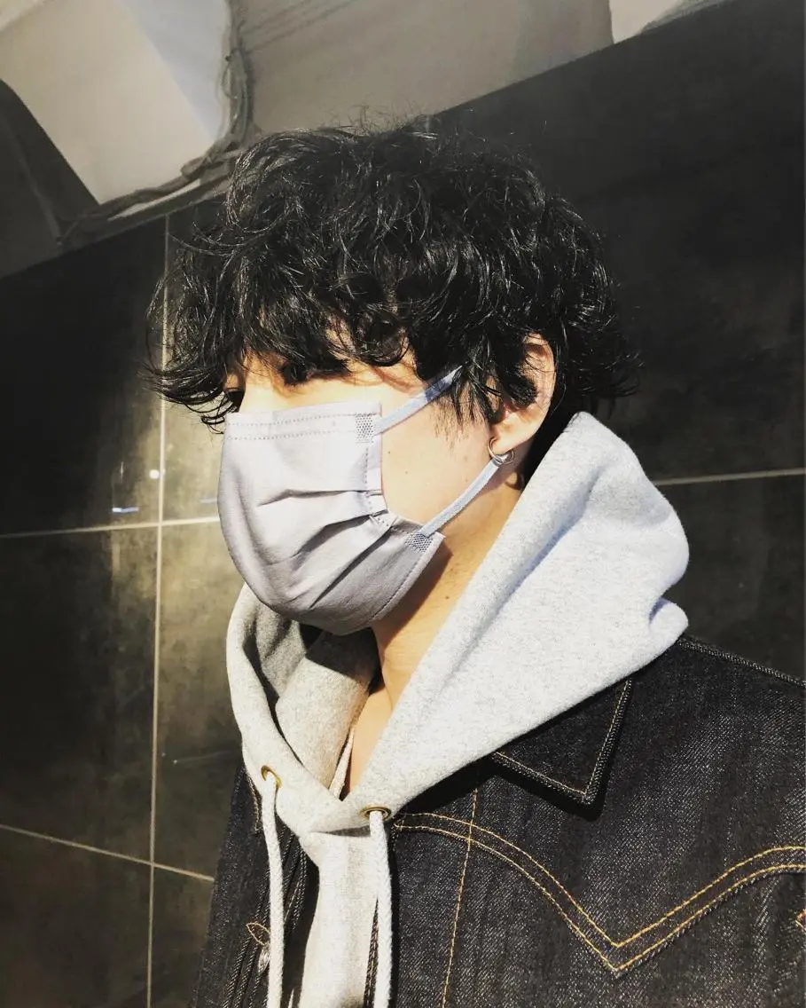 パーマ ヘアアレンジ メンズ カット パーマ トリートメント ヘアセット メンズ特化✂️栗原 侑也のヘアスタイル