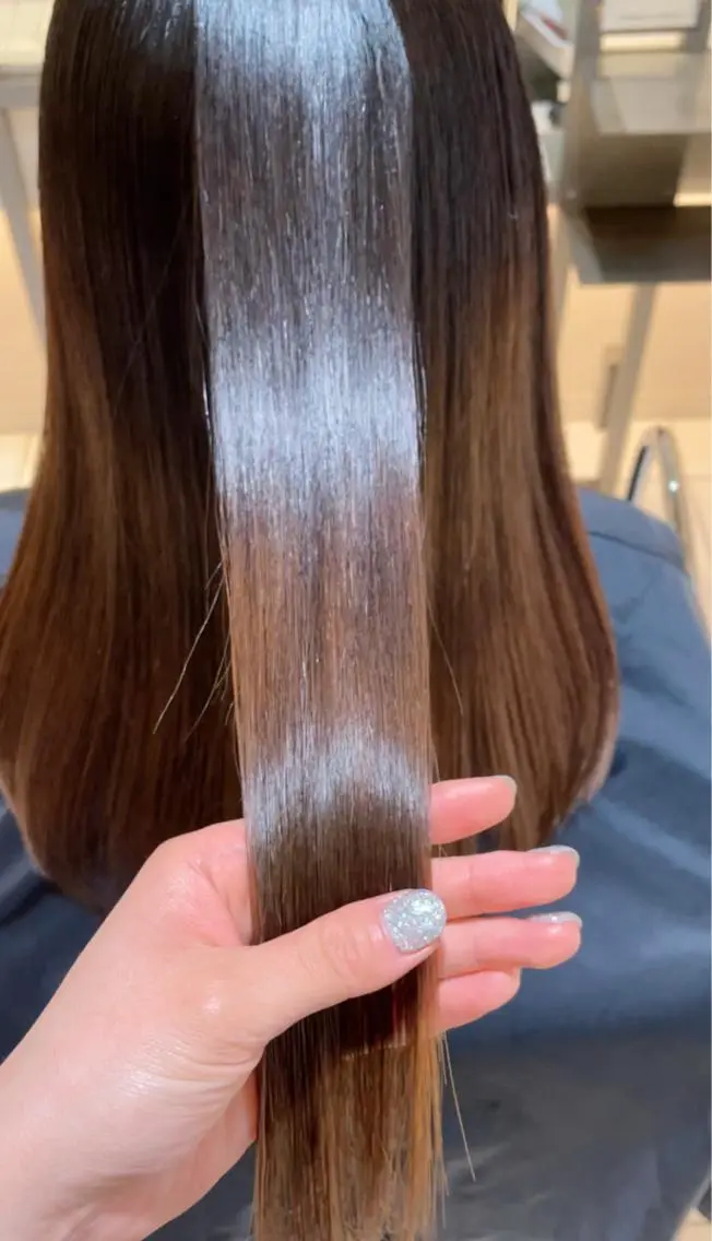ロング パーマ トリートメント ストレートパーマ BiBi 武田 あやのヘアスタイル